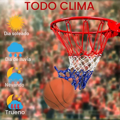 Miniatura 5 de NEIJIANG Red de baloncesto de repuesto, actualización 2025, redes de baloncesto profesionales gruesas resistentes para exteriores, resistente a
