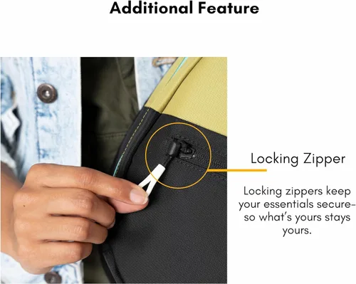 Miniatura 6 de Sherpani Esprit, Bolsa Bandolera de Nylon, Bolsa Bandolera para Hombro, Mochila Bandolera Cruzada para Mujeres, Protección RFID, Alquimia