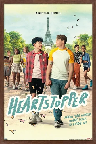 Miniatura 9 de Trends International Netflix Heartstopper: Season 2 - Póster de pared de una hoja, 22.4 pulgadas de largo x 14.7 pulgadas, versión enmarcada