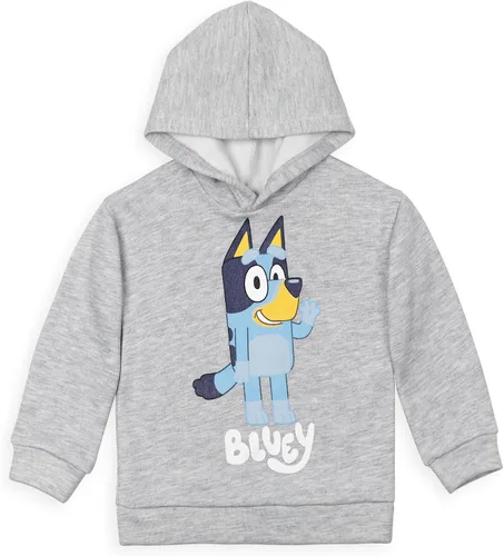 Miniatura 3 de Conjunto de sudadera con capucha y pantalones de forro polar Bluey para niños pequeños de tamaños 2T a 7-8
