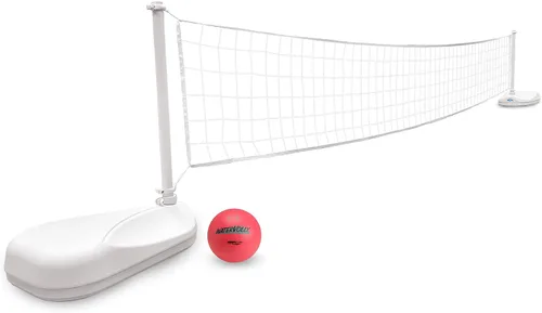 Miniatura 7 de Dunn-Rite Clear Shot Pool Basketball Hoop with Adjustable Stainless Steel Rim, Clear Backboard, Water-Filled Base & Waterproof Basketball