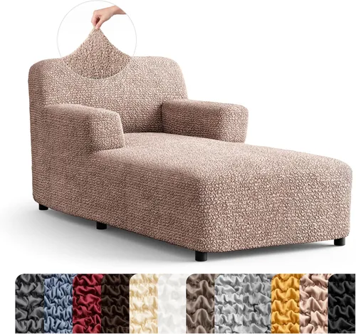 Miniatura 14 de PAULATO BY GA.I.CO. Funda para Silla de Tumbona Sin Brazos - Funda Deslizante para Silla de Tumbona - Funda para Sofá de Salón - Fundas Deslizantes