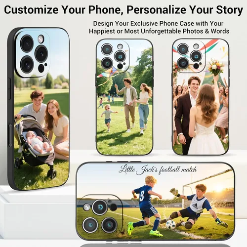 Miniatura 2 de Funda de teléfono personalizada para iPhone 17 16 15 14 13 12 11 (Air/Pro Max/Pro/Mini/XR/Plus/SE) – Funda de silicona líquida mate a prueba