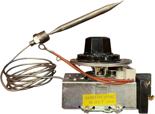 Miniatura 2 de Termostato para mesa de vapor, control de temperatura de mesa de buffet, 30 A RES 125-277 VAC, 60-250 °F