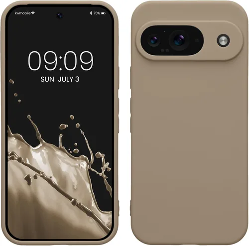 Miniatura 81 de kwmobile Funda compatible con Google Pixel 9 Pro - Funda protectora delgada de TPU para teléfono - Acabado mate suave - Negro mate