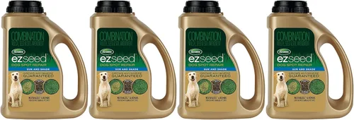 Scotts EZ Seed Sun & Shade 17530 - Reparación de manchas para perros, 2 libras, paquete de 4