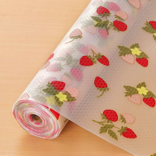 Miniatura 12 de Forro de estante Cooyes, forro para cajones no adhesivo e impermeable, papel para estantes EVA duradero y fácil de cortar para armarios de cocina