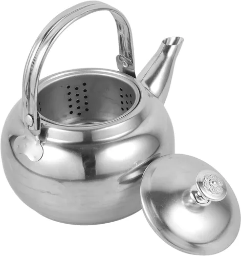 Hervidor de té para estufa de acero inoxidable, silbido, resistente al desgaste, suministros para el hogar