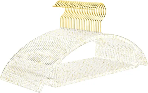 Miniatura 30 de MIZGI Paquete de 50 perchas de terciopelo de alta calidad, antideslizantes, sin hombros, ganchos cromados, ropa que ahorra espacio, forma redondeada