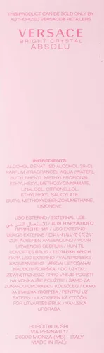 Miniatura 3 de Versace Bright Crystal Absolu para mujer Eau de Parfum 0.33 onzas/0.3 fl oz Spray de viaje