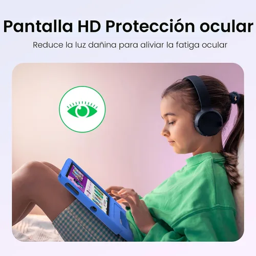 Miniatura 6 de ApoloSignage 2025 Tablet Android 15 para niños, pantalla HD de 10 pulgadas, procesador Octa-Core, 8 GB RAM, 64 GB ROM (expandible a 1 TB), con Azul