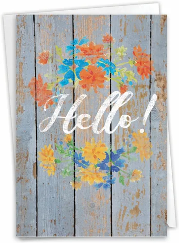 Miniatura 14 de The Best Card Company - 1 Tarjeta en blanco para todas las ocasiones - Tarjeta de notas del océano tropical con sobre - Life's a Beach A C6328AOCB