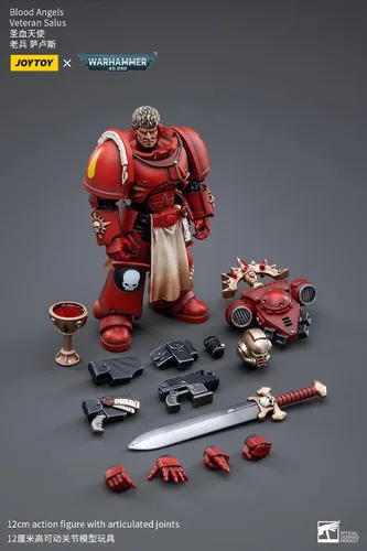 Miniatura 7 de JOYTOY 1/18 Warhammer 40,000 Ángeles de Sangre Salus Veterano