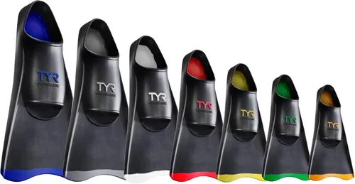 Miniatura 2 de TYR Crossblade Fins 2.0 - Aletas de natación de goma natural duraderas de hoja corta para entrenamiento de fuerza, velocidad y resistencia de piernas