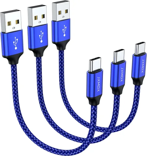 Miniatura 10 de JXMOX Cable de USB C, Carga Rápida de 3 A de USB A a Tipo C (2x 10 pies) Cable Cargador Largo para iPhone 15 16 17 Pro Max, Samsung Galaxy S25 S24