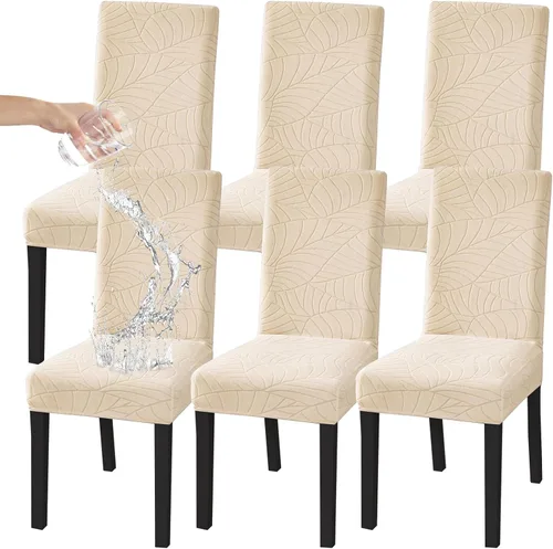 Miniatura 85 de HZDHCLH Juego de 6 fundas grises para sillas Parsons de elastano para comedor, fundas elásticas de elastano para sillas Parsons, fundas de asiento