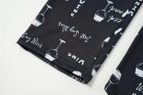 Miniatura 7 de YIJIU Conjunto de pijama de manga larga y pantalones para mujer, estampado de panda