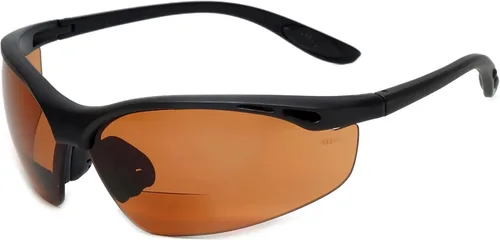 Miniatura 5 de Calabria 91348 BIFOCAL Gafas de seguridad Z87 con clasificación de impacto espejo negro y azul +1.00