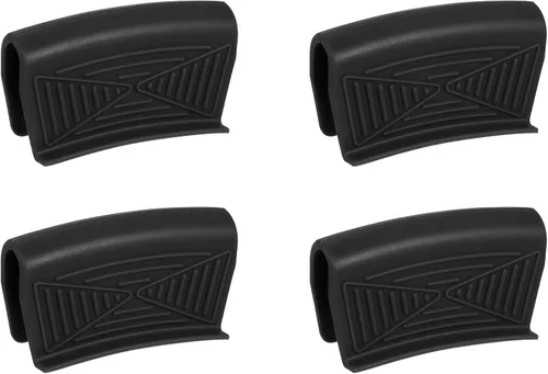 Miniatura 7 de uxcell 2 piezas de asistencia de silicona para mango de sartén caliente, fundas para mango de sartén caliente, funda resistente al calor, cubierta