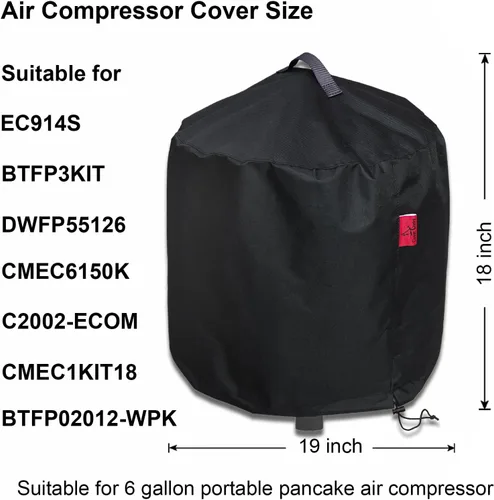Miniatura 6 de DEWALT - Compresor de aire negro impermeable, duradero 600D resistente compresores de aire con asa, apto para artesanos, Porter-cable, compresor