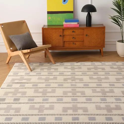 Miniatura 11 de Revival Rugs Comb - Alfombra de pasillo de 3 x 9 pies para pasillo y entrada, lavable, 100% reciclada, certificado Oeko-TEX, moderna, pelo mediano