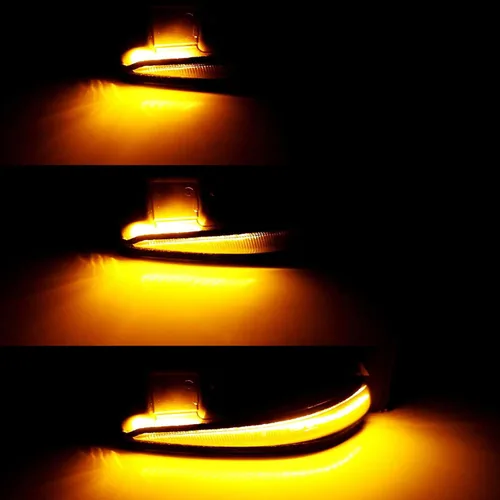 Miniatura 6 de Tira indicadora de luces direccionales dinámicas secuenciales para espejos laterales izquierdo y derecho, compatible con Toyota Tacoma 2016-2021