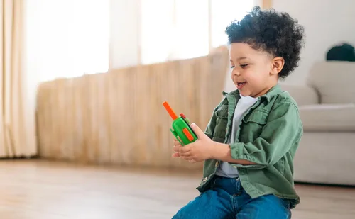 Miniatura 3 de Walkie Talkies de tortugas ninja mutantes adolescentes para niños, juguetes libres de estática, para interiores y exteriores, para niños