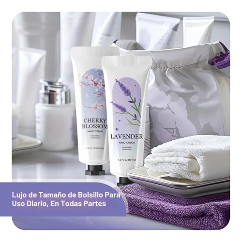 Miniatura 3 de spa luxetique 10 Pack Crema de Mano Regalos para el Día de la Madre Regalos para Mamá Loción de Mano para Piel Seca y Agrietada Tamaño de Viaje Mini