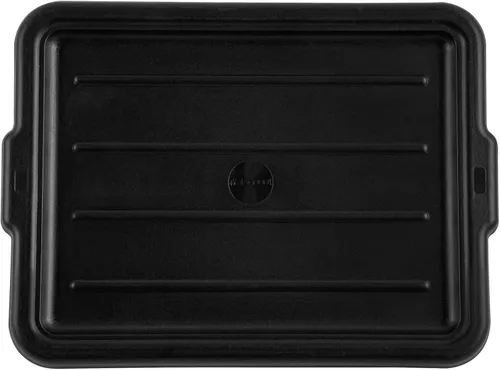 Miniatura 11 de Restaurantware - Solo tapa: RW Clean 23.2 pulgadas x 16.9 pulgadas, 1 tapa a presión para caja de autobús - Con asas, tapa de plástico negro