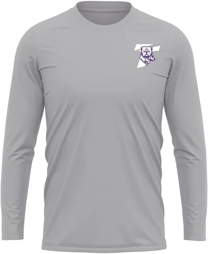 Miniatura 267 de Camisa deportiva de manga larga oficial de la NCAA Collegiate para hombre, con logotipo en el pecho izquierdo, colección Athletic Heather