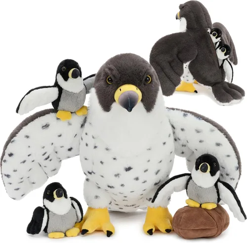 Miniatura 12 de MaoGoLan Paquete de 10 peluches de animales de granja a granel con caballo, vaca, perro, gato y más, juguetes educativos, decoración de fiesta