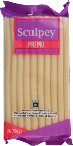 Sculpey Premo: Translúcido - barra de 1 libra, arcilla de horno de polímero, no tóxico, esculpir-modelo de joyería-figuritas-proyectos de decoración
