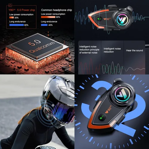 Miniatura 6 de Cascos de motocicleta para hombre, aprobado por DOT, casco de motocicleta de cara completa para adultos, casco de motocicleta con doble visera, D
