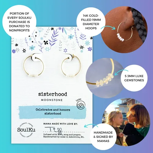 Miniatura 4 de SoulKu Gold Hoop Earrings for Women, 14k Gold Earrings, Delicate Jewelry