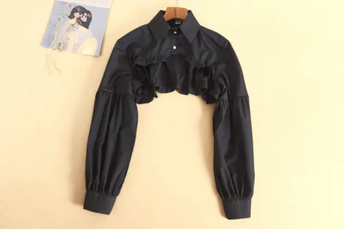 Miniatura 3 de Blusa desmontable Dickey con cuello falso, media camisa, cuello corto