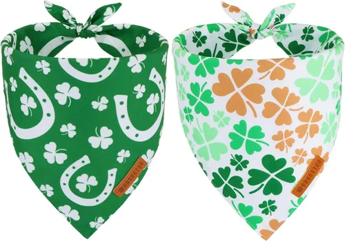 Miniatura 12 de ADOGGYGO Bandana de Navidad para perros, bufanda para mascotas, babero, pañuelo, tela premium duradera, varios tamaños disponibles, disfraces