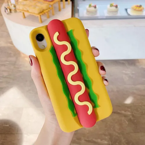 Miniatura 2 de Fundas de teléfono Kawaii compatibles con iPhone 6 Plus/7 Plus/8 Plus, linda cubierta protectora de silicona suave 3D con dibujos animados de hot
