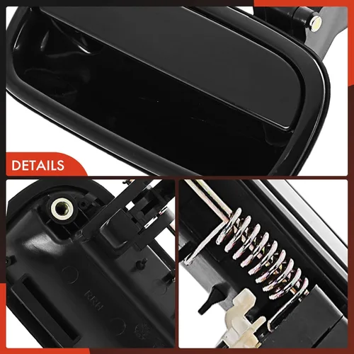 Miniatura 7 de A-Premium Manija de puerta exterior trasera derecha del lado del pasajero compatible con Toyota Tundra 2000-2003, Tundra 2004-2006 Pastilla