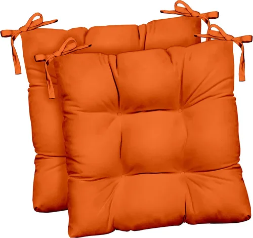 Miniatura 33 de RSH DECOR Juego de 2 cojines de asiento para silla de comedor para interiores y exteriores, 16 x 16 x 2 pulgadas, color a elegir
