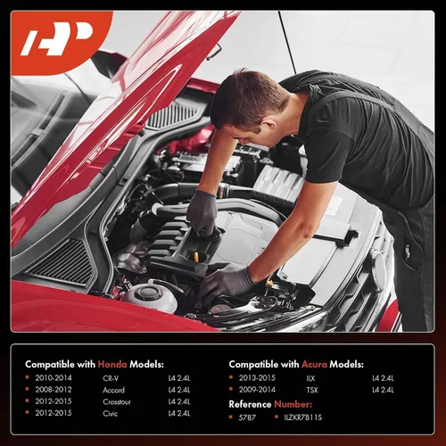 Miniatura 2 de A-Premium Bujías de iridio y platino compatibles con Honda CR-V CRV 2010-2014, Civic 2012-2015, Accord 2008-2012, Crosstour 2012-2015 y Acura TSX
