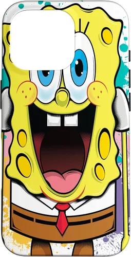 Miniatura 20 de Funda para iPhone 17 de Bob Esponja con salpicaduras de pintura