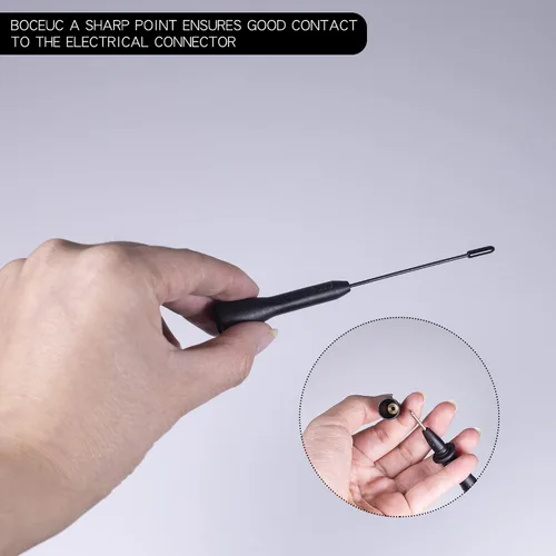 Miniatura 4 de Pines de sonda de aguja para multímetro, juego de sonda de aguja extensible, adaptador de punta de punta de punta de aguja perforadora