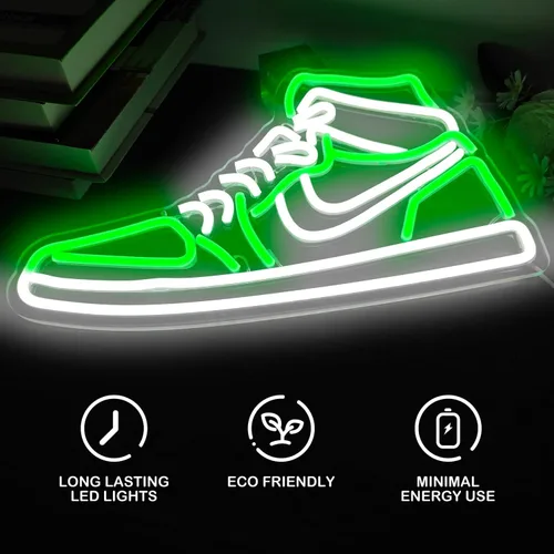 Miniatura 5 de Letrero de neón para zapatos deportivos, letreros de neón para pared, regulables, luces LED de neón para dormitorio, fiesta de cueva, barra de neón