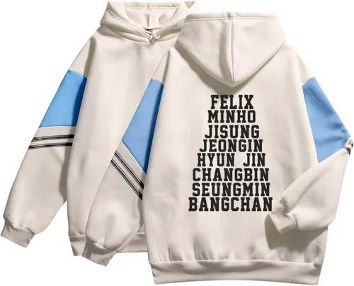 Miniatura 12 de Outofgas Stray Kids - Sudadera con capucha Felix Bangchan Hyunjin Jisung Changbin Minho Seungmin Jeongin Merch para mujer