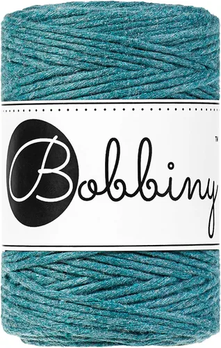 Miniatura 18 de Bobbiny Cordón de macramé de una sola capa para bebé de 0.069 pulgadas (100% algodón reciclado)