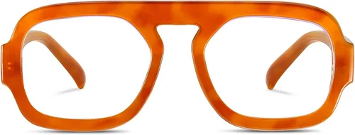 Miniatura 9 de Aviator Blue Light Blocking Glasses for Women Men Square Flat Top Computer TV Eyeglasses Anti Eyestrain