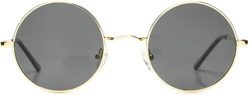 Miniatura 3 de COASION Gafas de sol polarizadas redondas retro con círculos UV400