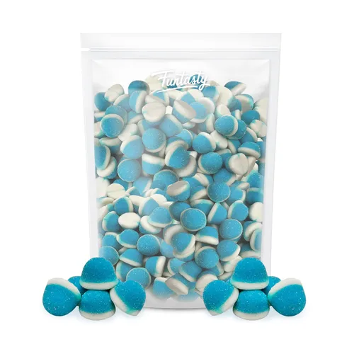 Miniatura 7 de Blue Raspberry Puffs - Paquete a granel de 2 libras - It's a Boy Baby Shower Gummy Candy - Revela de género