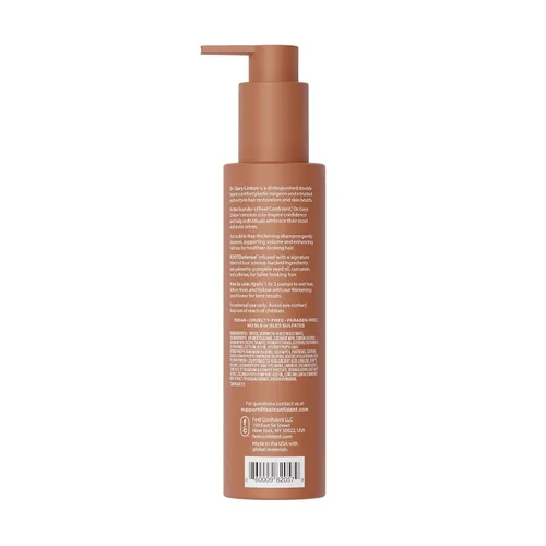 Miniatura 7 de Champú espesante – cirujano capilar formulado con palma enana, aceite de semilla de calabaza, cafeína y cúrcuma para adelgazamiento y cabello fino