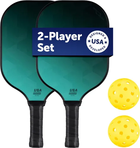 Miniatura 7 de Sport Squad Pickleball Paddles Set of 2 and Single Paddles - Lightweight, Durable & High-Performance Playability - Enhanced Grip & Power - USA Set